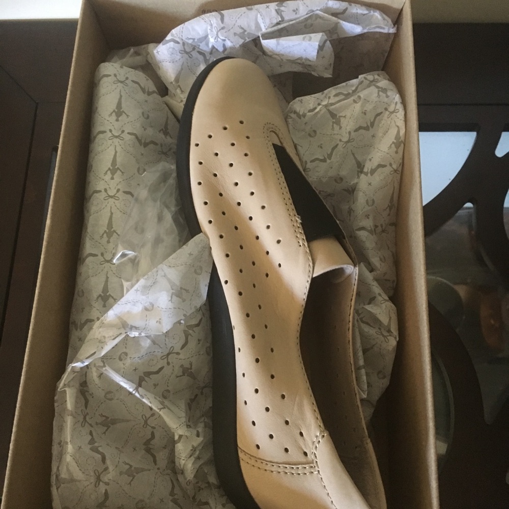 Clarks Nubuck Leather Slip-On Shoes